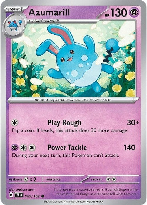 Azumarill (065/162) [Scarlet & Violet: Temporal Forces] | Gear Gaming Bentonville