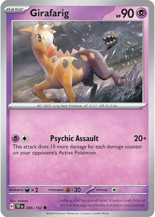 Girafarig (066/162) [Scarlet & Violet: Temporal Forces] | Gear Gaming Bentonville