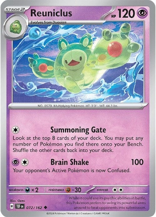 Reuniclus (072/162) [Scarlet & Violet: Temporal Forces] | Gear Gaming Bentonville
