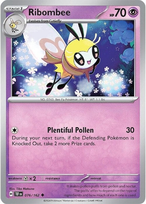 Ribombee (076/162) [Scarlet & Violet: Temporal Forces] | Gear Gaming Bentonville