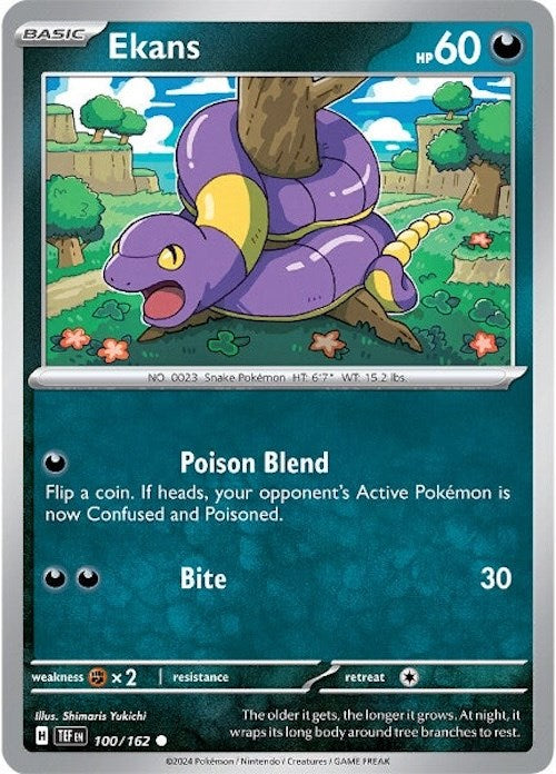 Ekans (100/162) [Scarlet & Violet: Temporal Forces] | Gear Gaming Bentonville