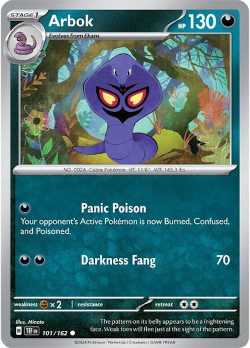 Arbok (101/162) [Scarlet & Violet: Temporal Forces] | Gear Gaming Bentonville