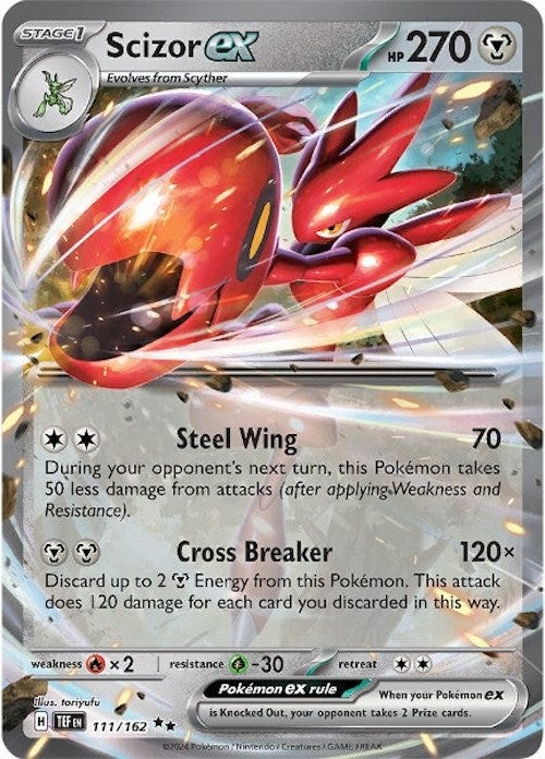 Scizor ex (111/162) [Scarlet & Violet: Temporal Forces] | Gear Gaming Bentonville