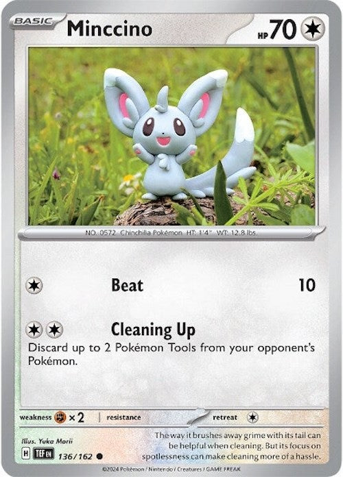 Minccino (136/162) [Scarlet & Violet: Temporal Forces] | Gear Gaming Bentonville