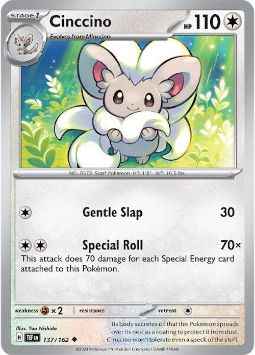 Cinccino (137/162) [Scarlet & Violet: Temporal Forces] | Gear Gaming Bentonville