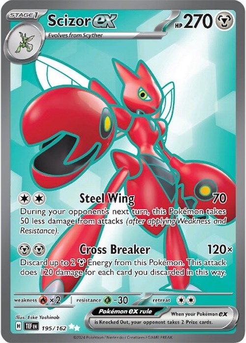 Scizor ex (195/162) [Scarlet & Violet: Temporal Forces] | Gear Gaming Bentonville