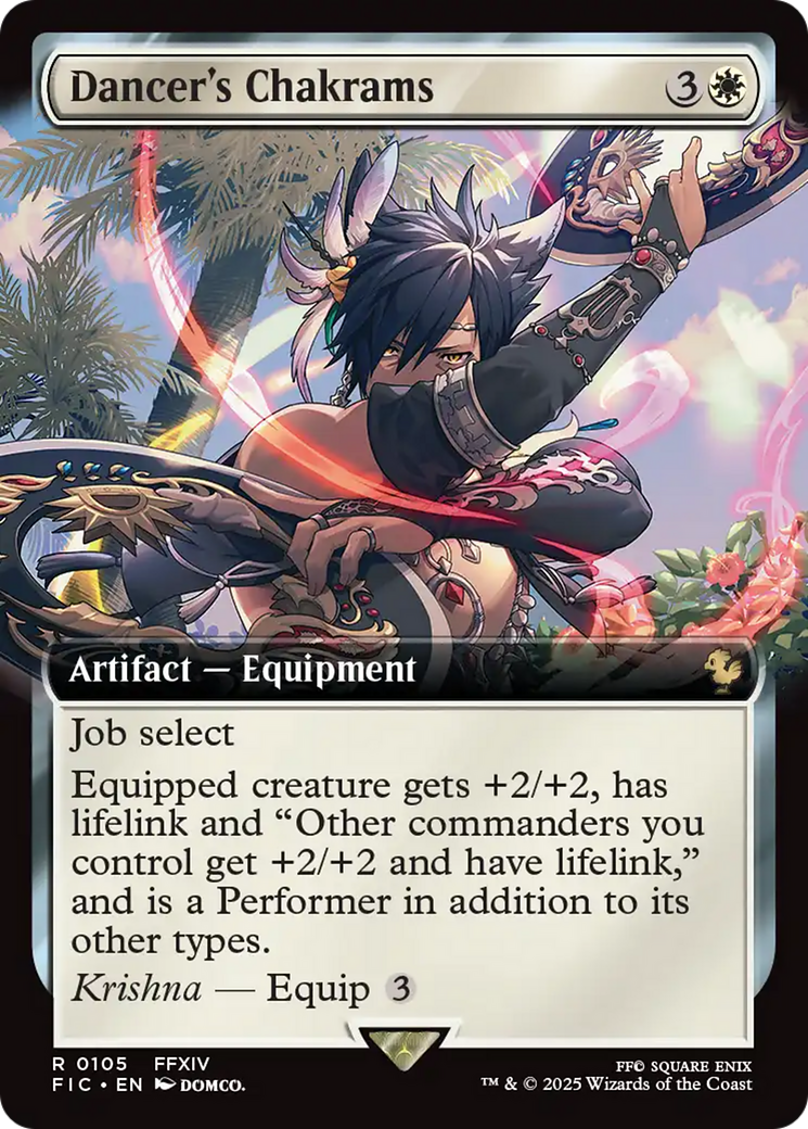 Dancer's Chakrams (Extended Art) [FINAL FANTASY Commander] | Gear Gaming Bentonville
