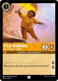 Felix Madrigal - Fun-Loving Family Man (9/204) [Ursula's Return] | Gear Gaming Bentonville