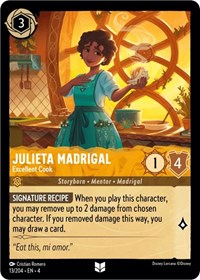 Julieta Madrigal - Excellent Cook (13/204) [Ursula's Return] | Gear Gaming Bentonville