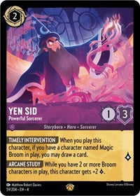 Yen Sid - Powerful Sorcerer (59/204) [Ursula's Return] | Gear Gaming Bentonville
