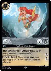 Ariel - Sonic Warrior (175/204) [Ursula's Return] | Gear Gaming Bentonville