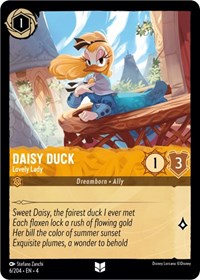Daisy Duck - Lovely Lady (6/204) [Ursula's Return] | Gear Gaming Bentonville