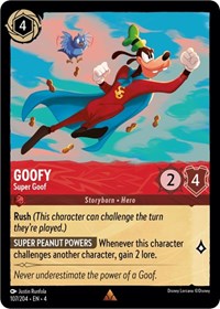 Goofy - Super Goof (107/204) [Ursula's Return] | Gear Gaming Bentonville