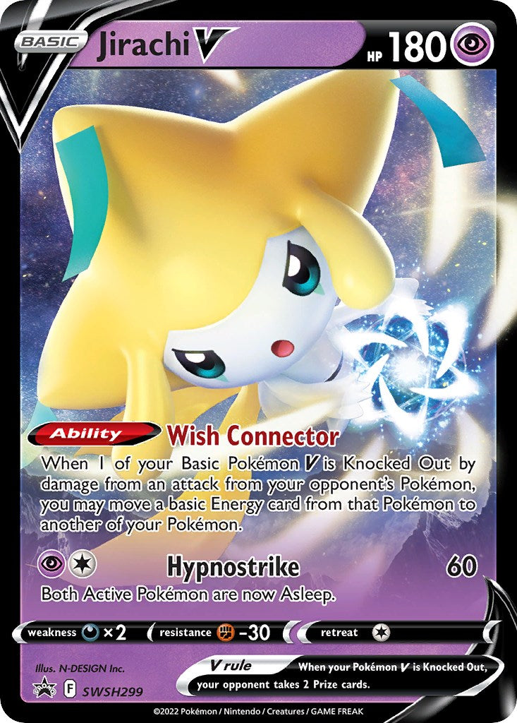 Jirachi V (SWSH299) [Sword & Shield: Black Star Promos] | Gear Gaming Bentonville