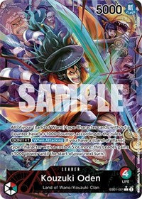 Kouzuki Oden (Alternate Art) (EB01-001) [Extra Booster: Memorial Collection] | Gear Gaming Bentonville