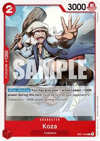 Koza (EB01-004) [Extra Booster: Memorial Collection] | Gear Gaming Bentonville