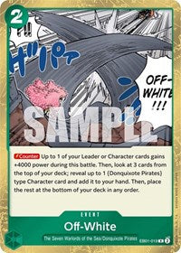 Off-White [Extra Booster: Memorial Collection] | Gear Gaming Bentonville