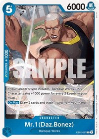 Mr. 1 (Daz.Bonez) [Extra Booster: Memorial Collection] | Gear Gaming Bentonville