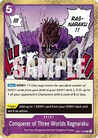 Conquerer of Three Worlds Ragnaraku (EB01-039) [Extra Booster: Memorial Collection] | Gear Gaming Bentonville