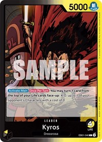 Kyros (EB01-040) [Extra Booster: Memorial Collection] | Gear Gaming Bentonville