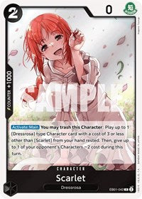 Scarlet (EB01-042) [Extra Booster: Memorial Collection] | Gear Gaming Bentonville