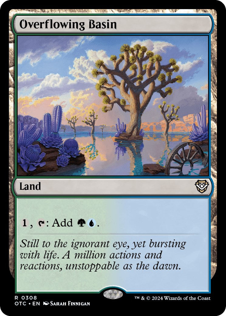 Overflowing Basin [Outlaws of Thunder Junction Commander] | Gear Gaming Bentonville