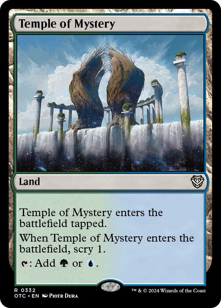 Temple of Mystery [Outlaws of Thunder Junction Commander] | Gear Gaming Bentonville