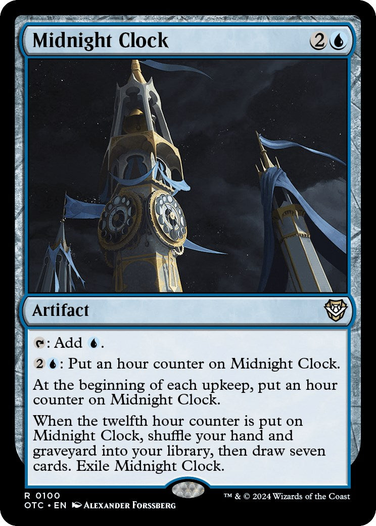 Midnight Clock [Outlaws of Thunder Junction Commander] | Gear Gaming Bentonville