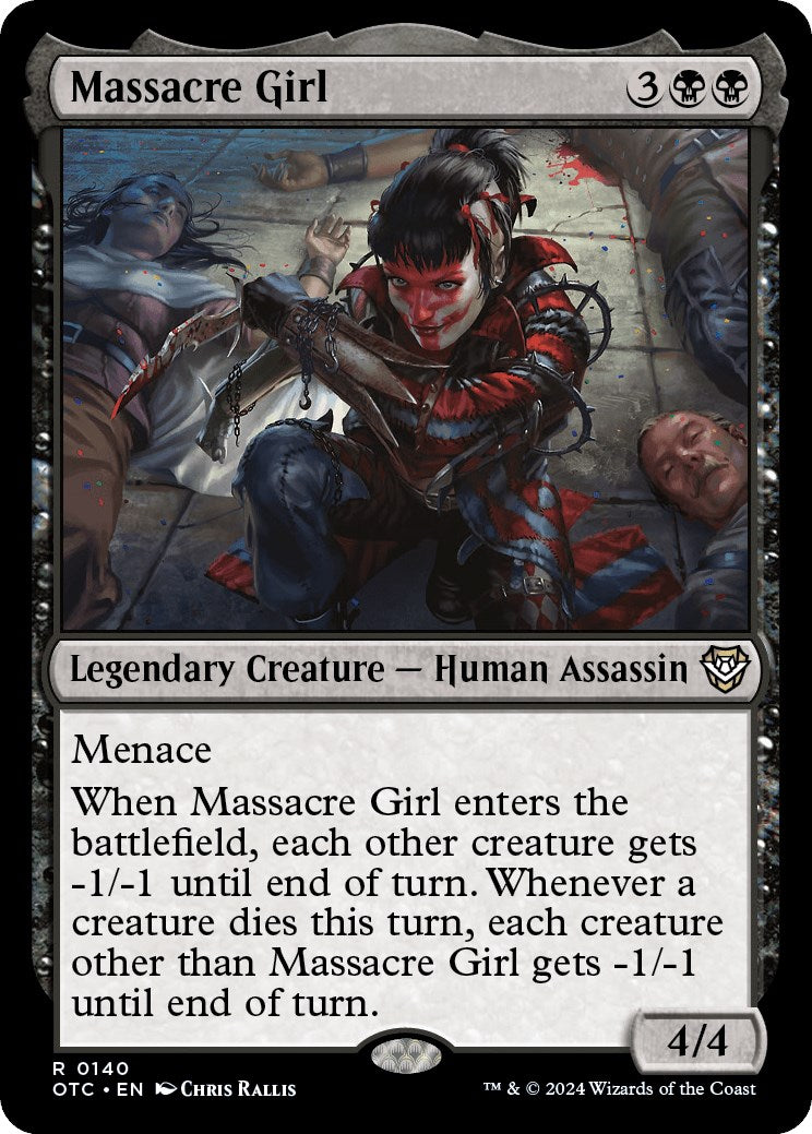 Massacre Girl [Outlaws of Thunder Junction Commander] | Gear Gaming Bentonville