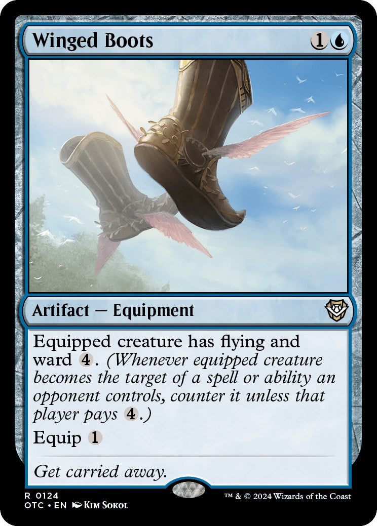 Winged Boots [Outlaws of Thunder Junction Commander] | Gear Gaming Bentonville