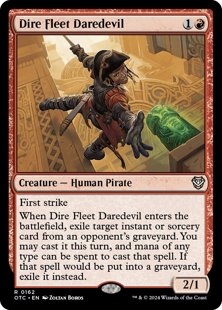 Dire Fleet Daredevil [Outlaws of Thunder Junction Commander] | Gear Gaming Bentonville