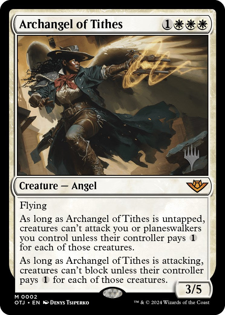 Archangel of Tithes (Promo Pack) [Outlaws of Thunder Junction Promos] | Gear Gaming Bentonville