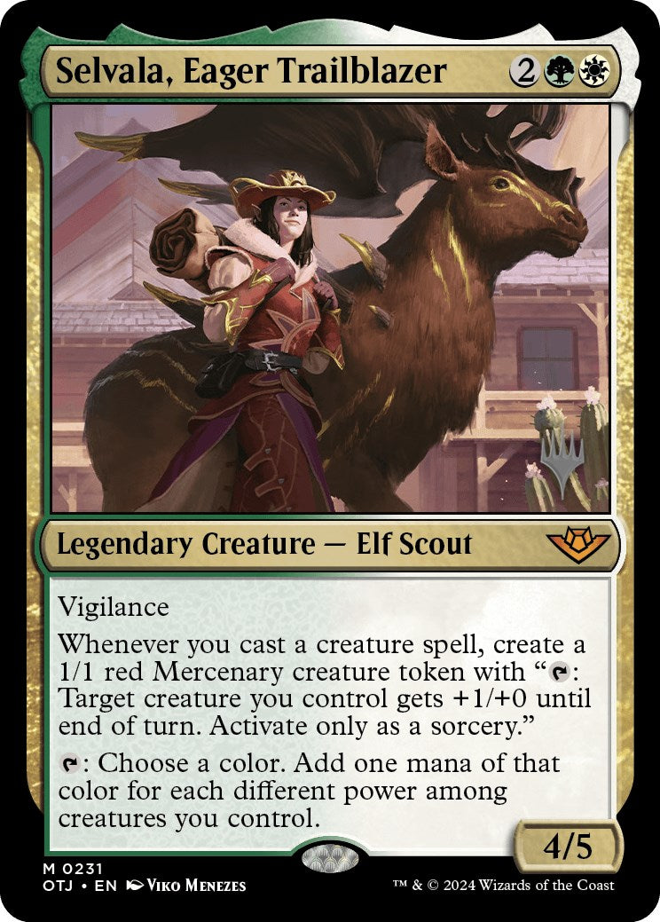 Selvala, Eager Trailblazer (Promo Pack) [Outlaws of Thunder Junction Promos] | Gear Gaming Bentonville