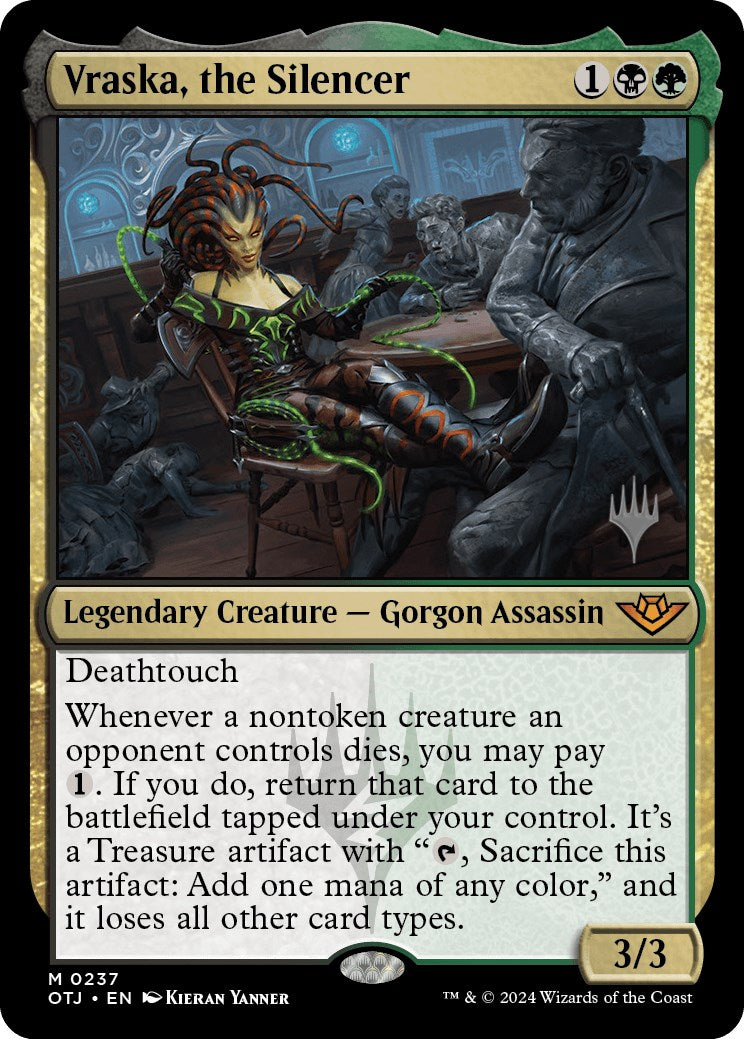 Vraska, the Silencer (Promo Pack) [Outlaws of Thunder Junction Promos] | Gear Gaming Bentonville