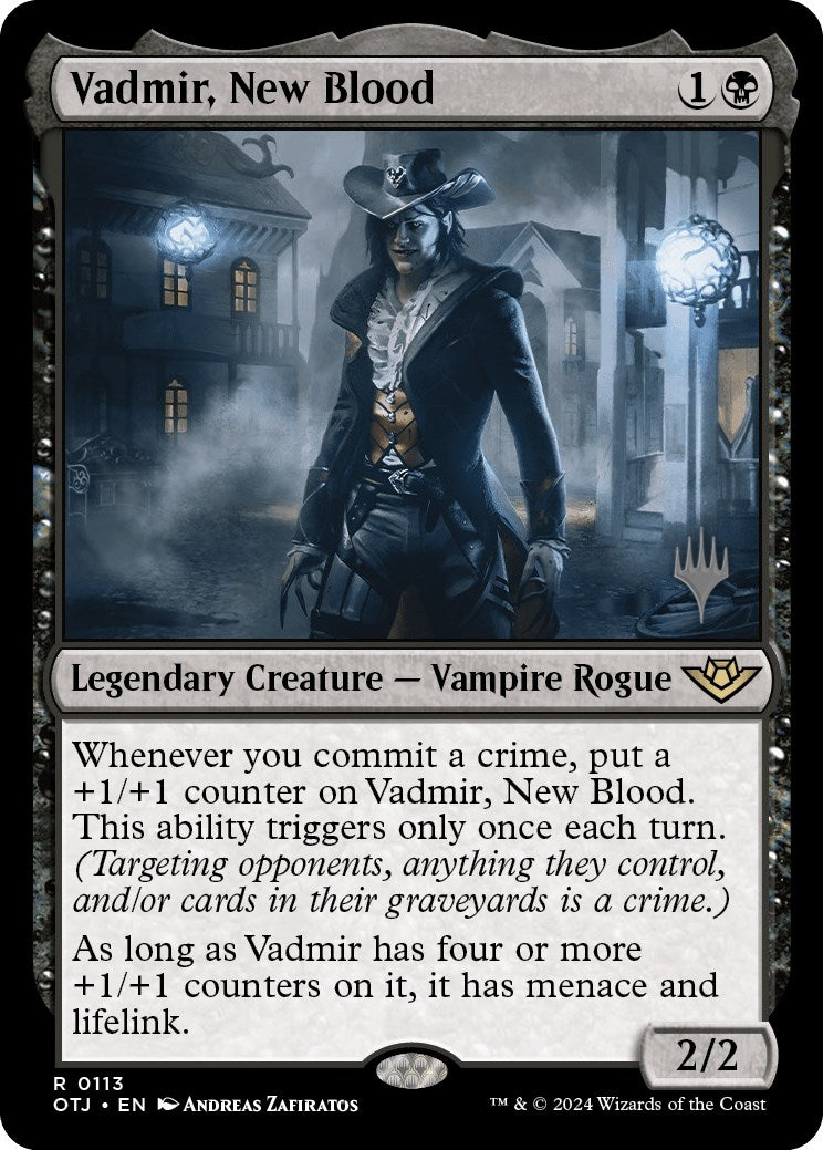 Vadmir, New Blood (Promo Pack) [Outlaws of Thunder Junction Promos] | Gear Gaming Bentonville