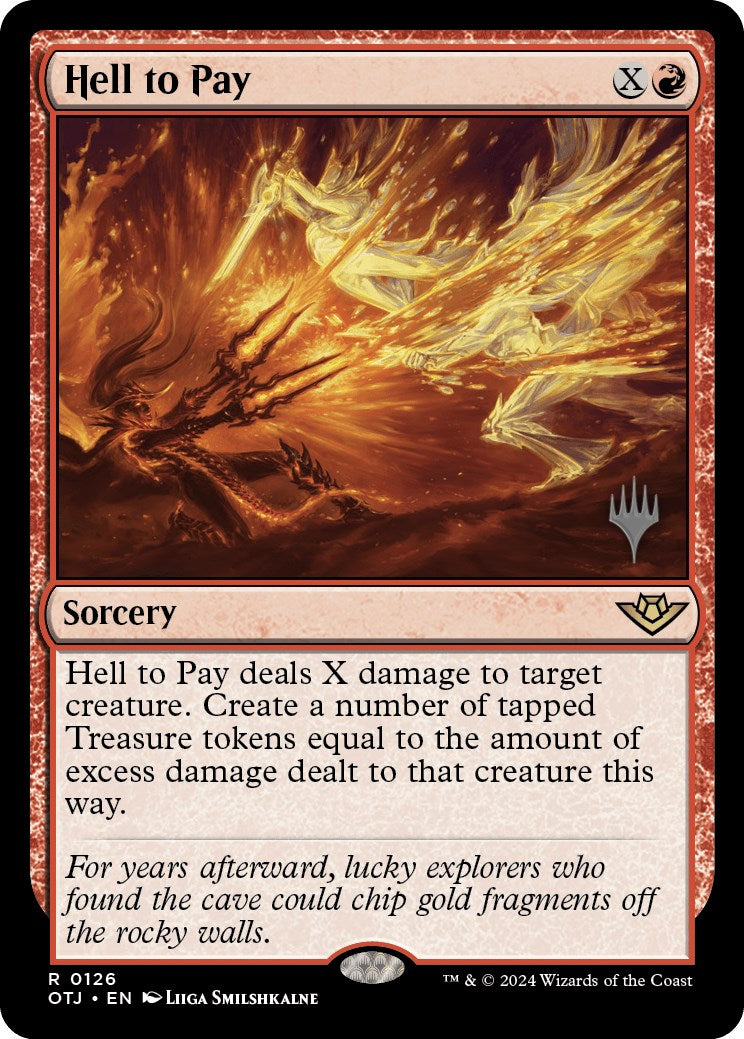 Hell to Pay (Promo Pack) [Outlaws of Thunder Junction Promos] | Gear Gaming Bentonville