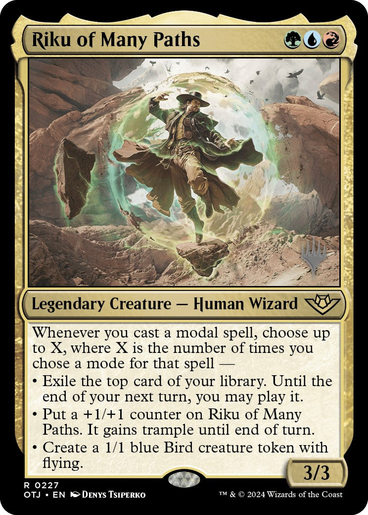 Riku of Many Paths (Promo Pack) [Outlaws of Thunder Junction Promos] | Gear Gaming Bentonville