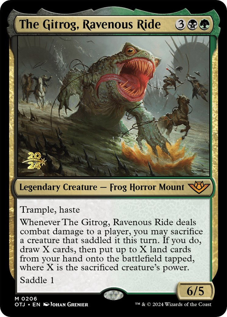 The Gitrog, Ravenous Ride [Outlaws of Thunder Junction Prerelease Promos] | Gear Gaming Bentonville