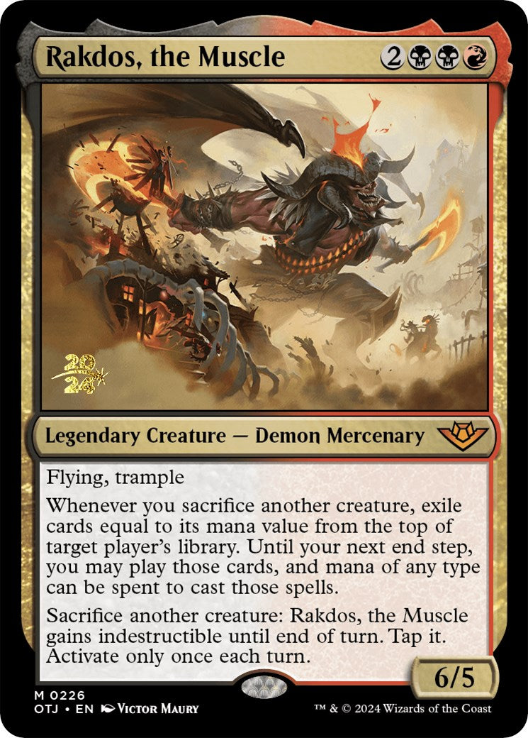 Rakdos, the Muscle [Outlaws of Thunder Junction Prerelease Promos] | Gear Gaming Bentonville