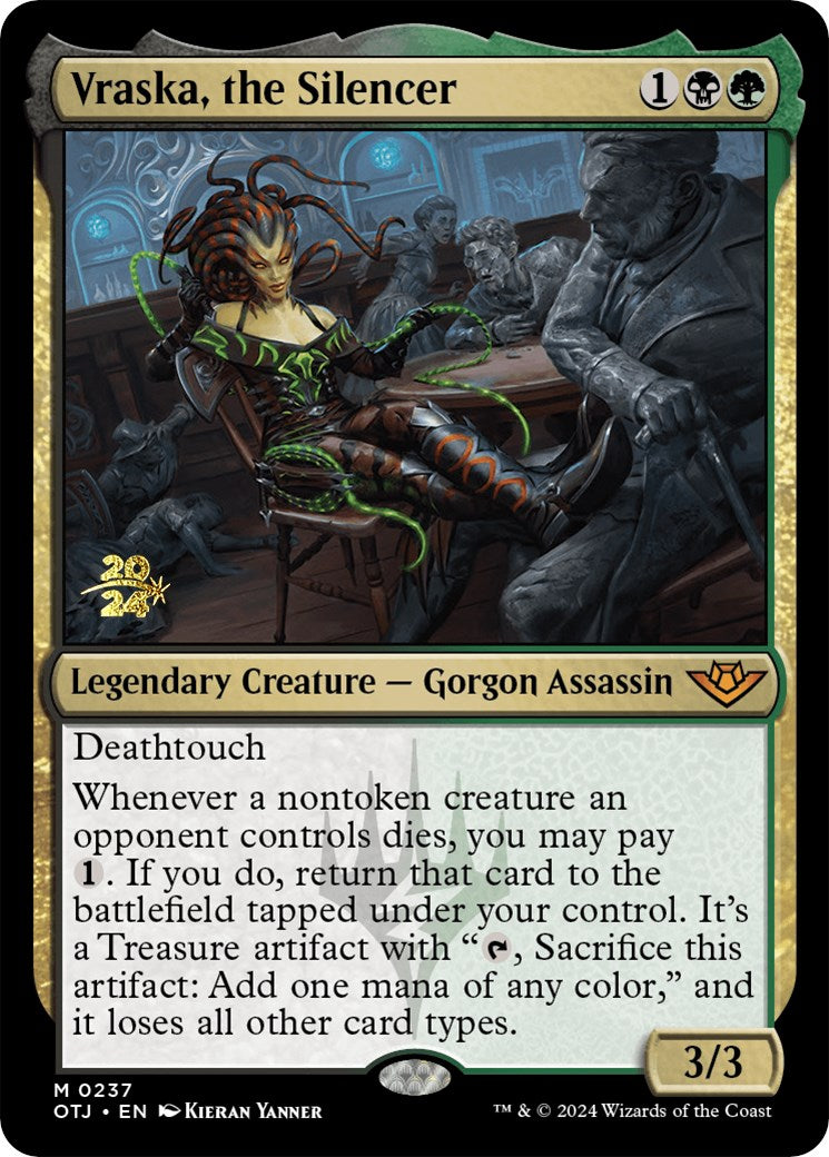 Vraska, the Silencer [Outlaws of Thunder Junction Prerelease Promos] | Gear Gaming Bentonville