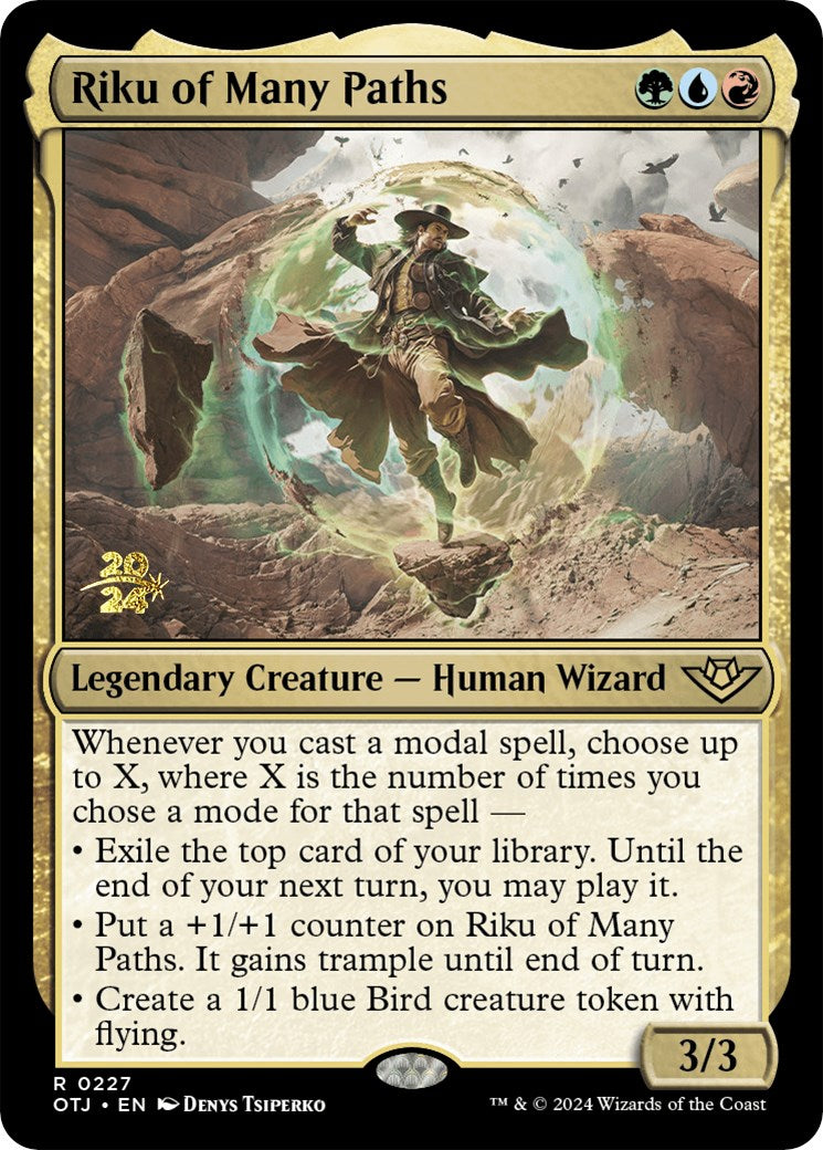 Riku of Many Paths [Outlaws of Thunder Junction Prerelease Promos] | Gear Gaming Bentonville