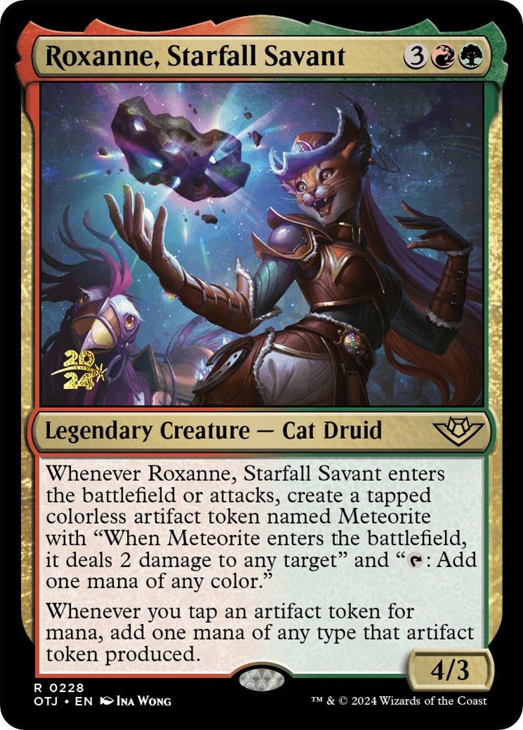 Roxanne, Starfall Savant [Outlaws of Thunder Junction Prerelease Promos] | Gear Gaming Bentonville