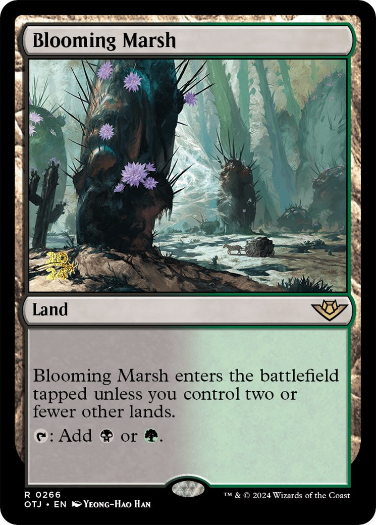 Blooming Marsh (OTJ) [Outlaws of Thunder Junction Prerelease Promos] | Gear Gaming Bentonville