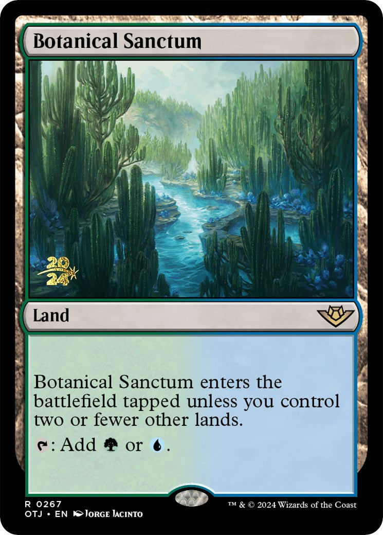 Botanical Sanctum (OTJ) [Outlaws of Thunder Junction Prerelease Promos] | Gear Gaming Bentonville