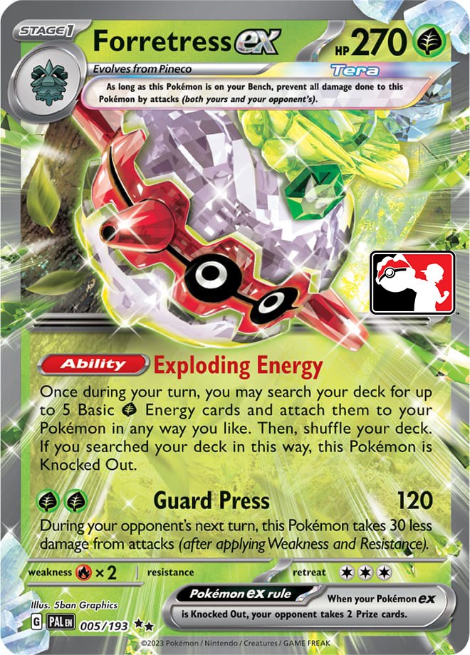 Forretress ex (005/193) [Prize Pack Series Four] | Gear Gaming Bentonville