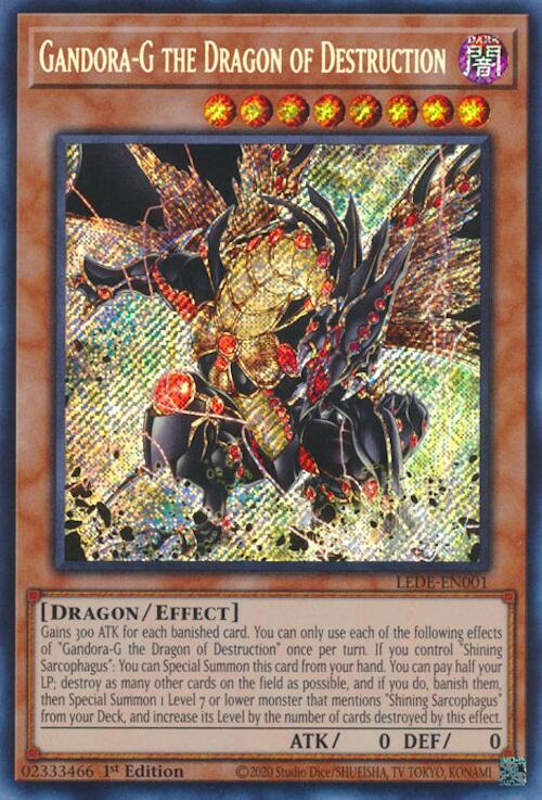 Gandora-G the Dragon of Destruction [LEDE-EN001] Secret Rare | Gear Gaming Bentonville