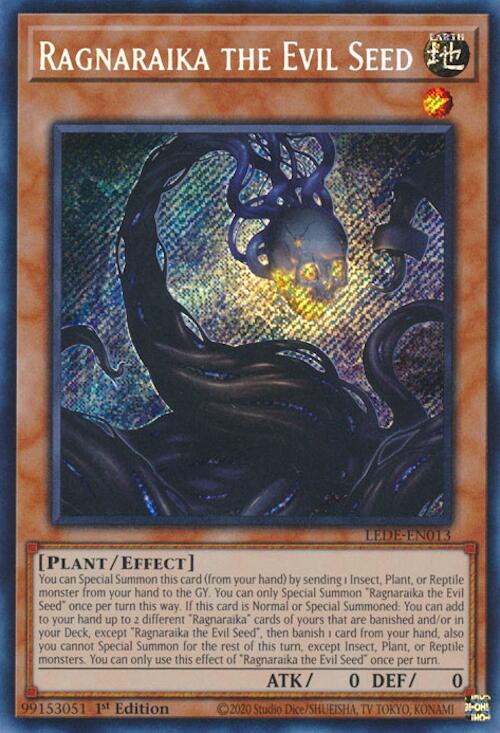 Ragnaraika the Evil Seed [LEDE-EN013] Secret Rare | Gear Gaming Bentonville