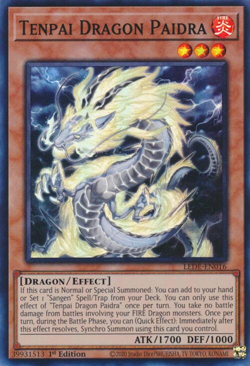 Tenpai Dragon Paidra [LEDE-EN016] Super Rare | Gear Gaming Bentonville