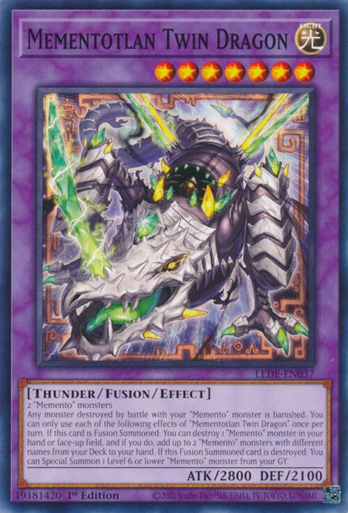 Mementotlan Twin Dragon [LEDE-EN037] Common | Gear Gaming Bentonville