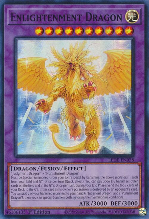 Enlightenment Dragon [LEDE-EN038] Super Rare | Gear Gaming Bentonville